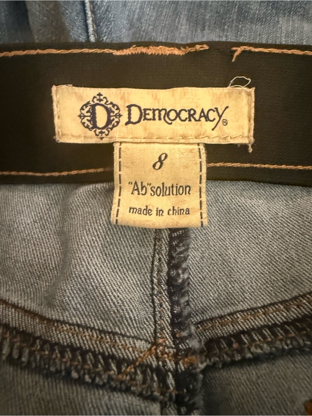 Democracy ab solution jeans in Faded Blue Wash - Picture 4 of 4